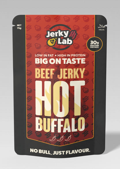 HOT Buffalo Beef Jerky - 75g