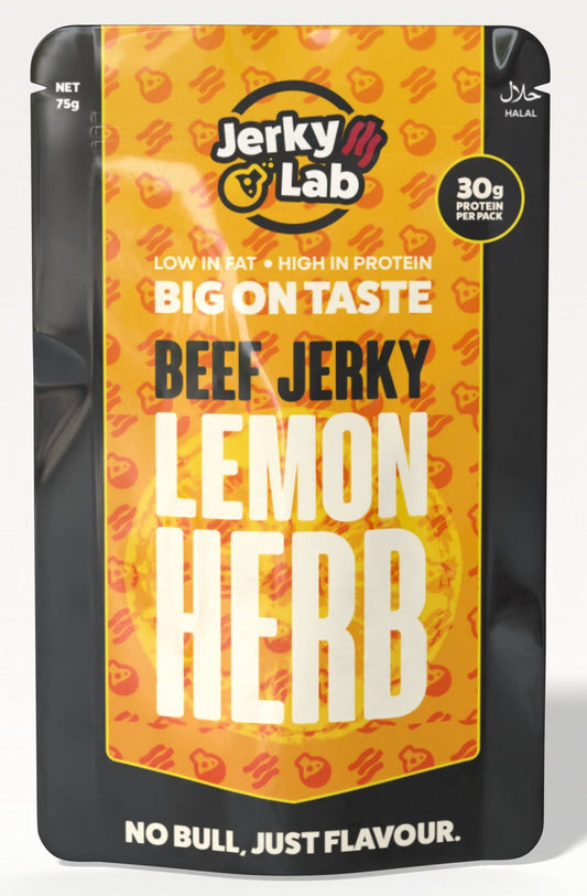 Lemon Herb Beef Jerky - 75g